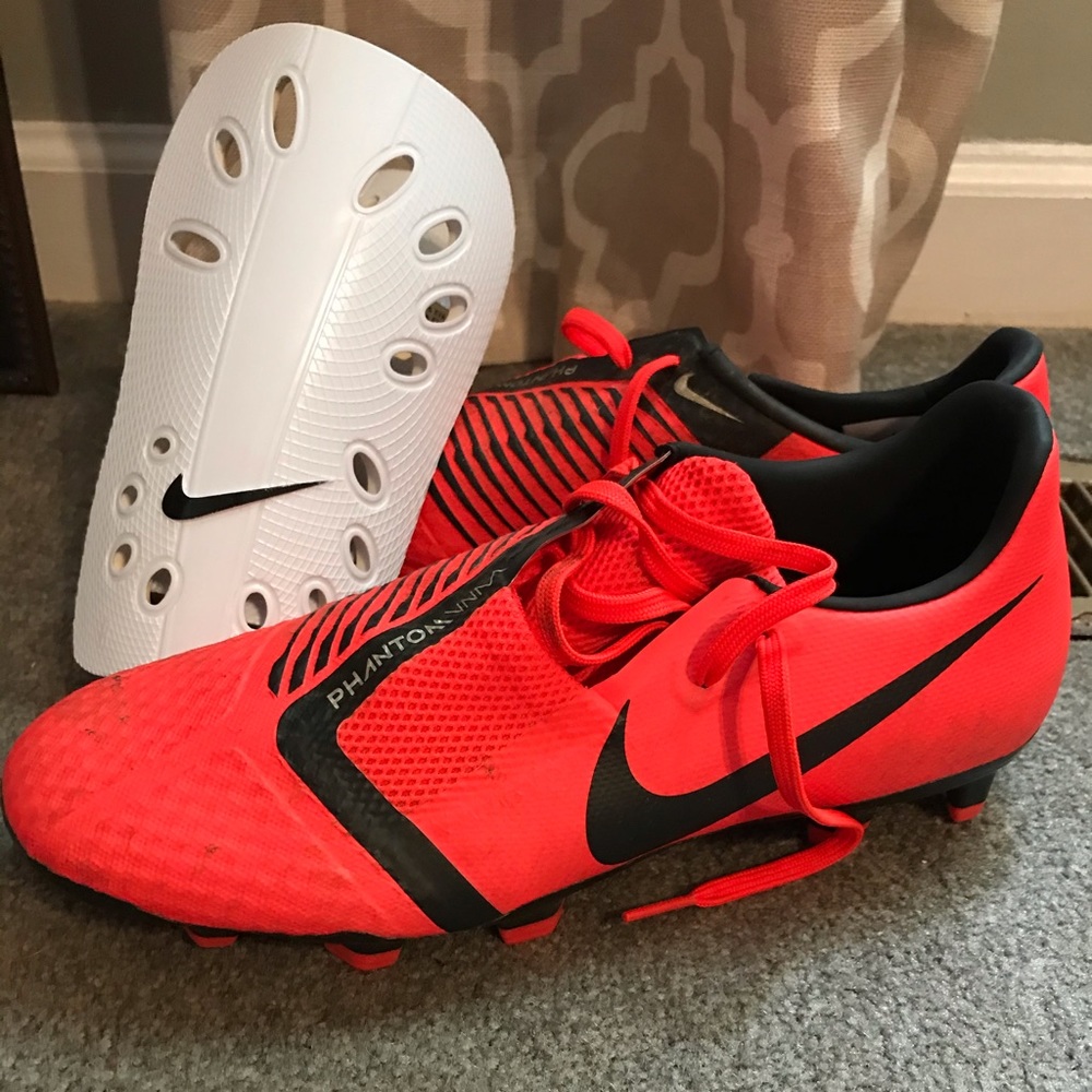Nike Soccer Cleats and Shin Guards